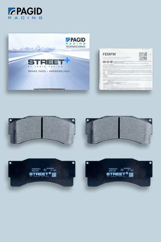 PAGID STREET+ compatible with  AP9665 AP6230 mono 6(30mm)  6piston  brake pads