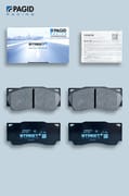PAGID STREET+ compatible with ENDLESS-EC450 451 452,EC460 461 462,EC650 651 653 655 4 piston brake pads
