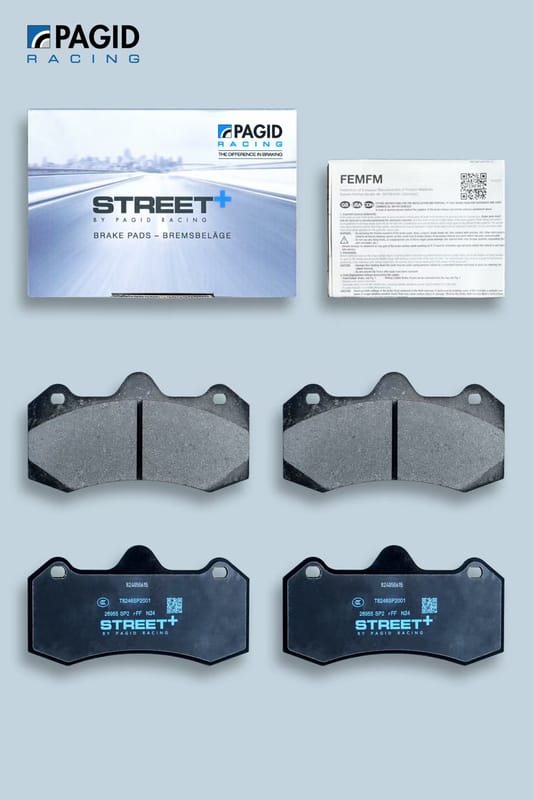 PAGID STREET+ compatible with AP7040,9040,9580,9581,9582 six-piston front brake pads D58