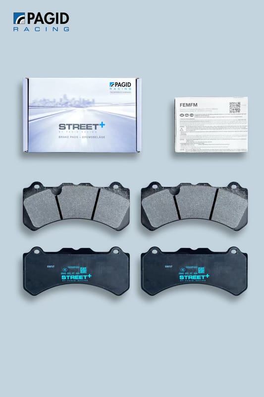 PAGID STREET+ compatible with brembo GT6 V6 D58mm  6piston  brake pads