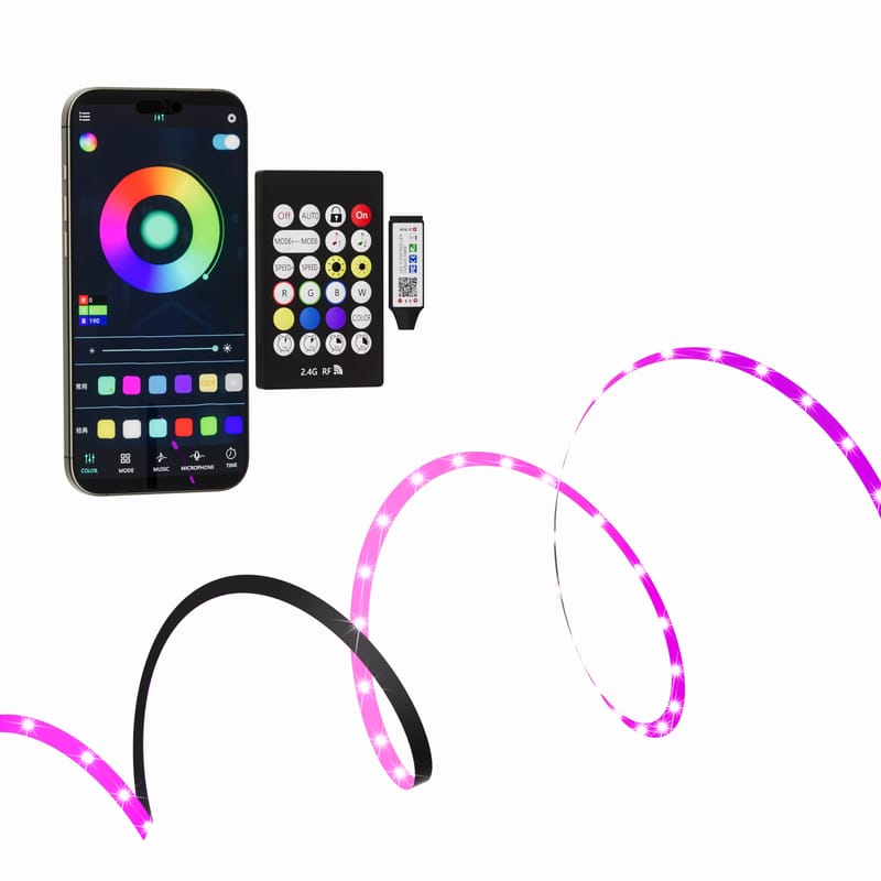 TV LED Backlight, Bluetooth LED RGB Strip Lights
