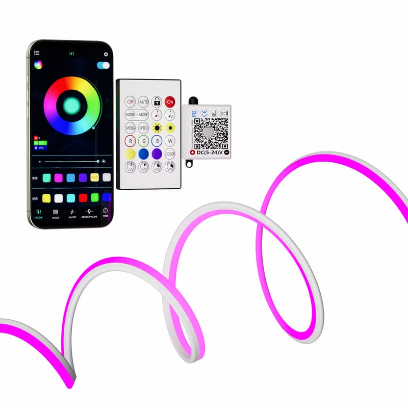 Bluetooth LED Strip Lights, IP20 3535 RGB 