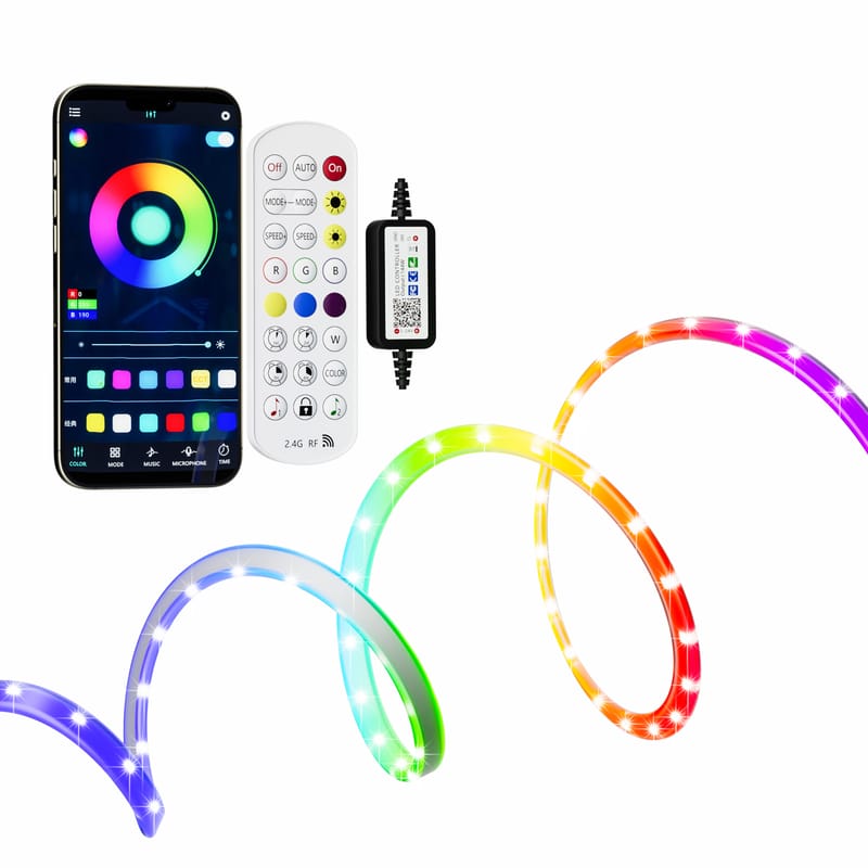 Bluetooth LED Strip Lights, IP67 Waterproof 5050RGBIC