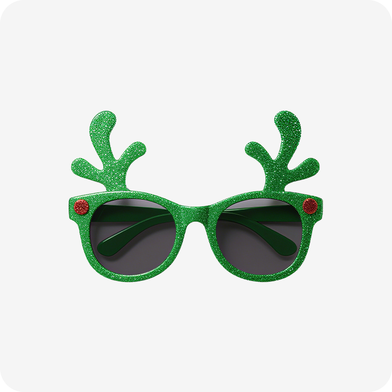 Light-Up Christmas Glasses