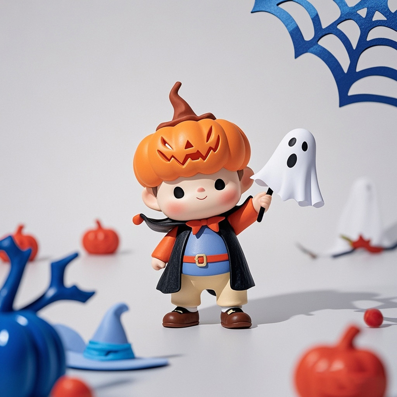 Pumpkin Head Boy Trendy Toy