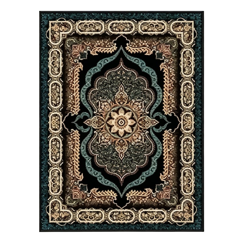 Ultra Soft Floral Velvet Rug