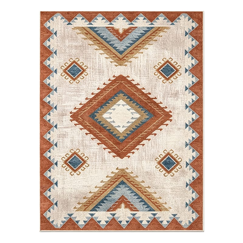Southwestern Diamond Geometric Area Rug