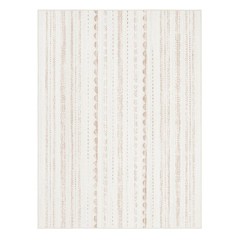 Boho Neutral Tribal Area Rug