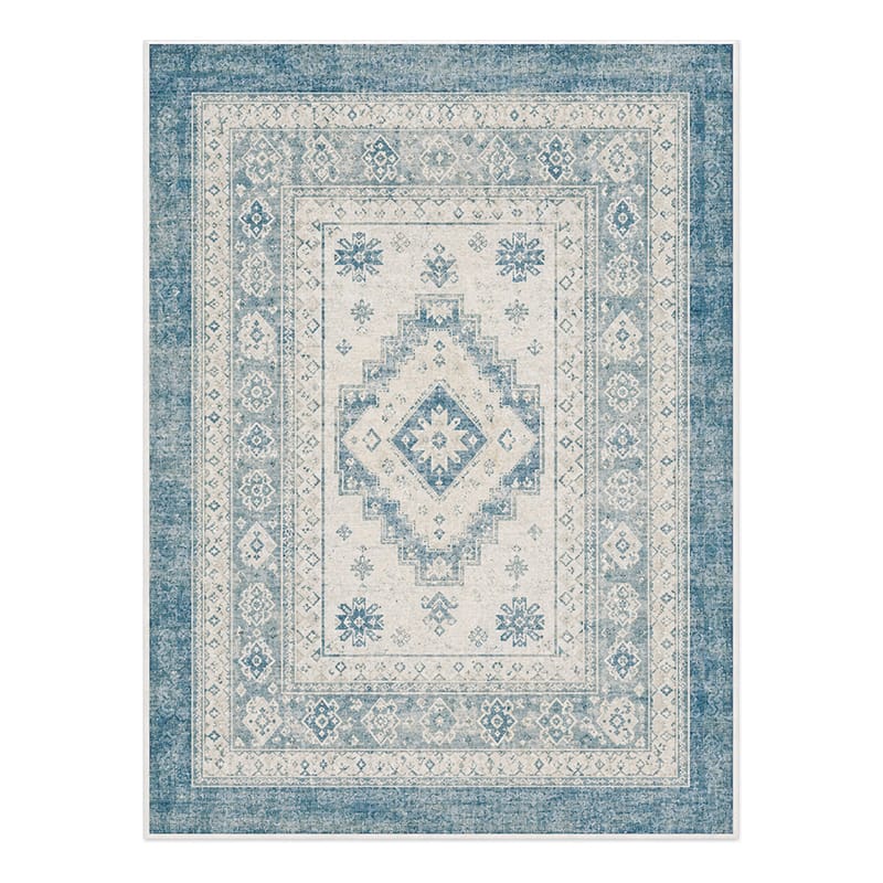 Tribal Medallion Washable Rug