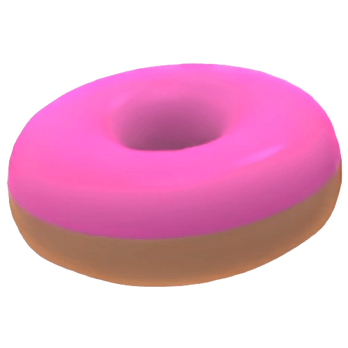 Donut Throw Toy