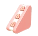Strawberry Sandwich Chew Toy