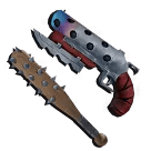 1 bundle: 1 Makeshift (gun); 1 Bat (knife)