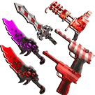 1 bundle &mdash; 3 guns + 3 knives