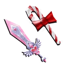 1 bundle: 1 Candy (knife); 1 Heartblade (knife)