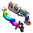 1 bundle: 1 Chroma Swirly (gun); 1 Chroma Candleflame (knife)