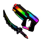 1 bundle: 1 Chroma Laser (gun); 1 Chroma Slasher (knife)