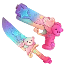 1 bundle: 1 Chroma Treat (gun); 1 Chroma Sweet (knife)