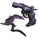 1 bundle: 1 Elderwood Revolver (gun); 1 Elderwood Scythe (knife)