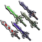 1 bundle &mdash; 5 Eternal knives