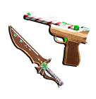 1 bundle: 1 Ginger Luger (gun); 1 Gingerblade (knife)