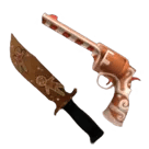 1 bundle: 1 Gingercookie (gun); source year: 2025; 1 Gingerbread (knife); source year: 2025