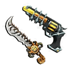 1 bundle: 1 Hallowgun (gun); 1 Hallow's Edge (knife)
