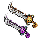 1 bundle: 1 Hallow's Edge (knife); 1 Hallow's Blade (knife)
