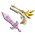 1 bundle: 1 Lightbringer (gun); 1 Heartblade (knife)