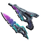 1 bundle: 1 Plasmabeam (gun); 1 Plasmablade (knife)