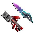 1 bundle: 1 Shark (gun); 1 Plasmablade (knife)