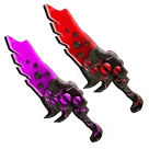1 bundle: 1 Purple Seer (knife); 1 Red Seer (knife)