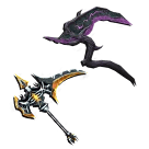 1 bundle: 1 Elderwood Scythe (knife); 1 Hallowscythe (knife)