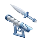 1 bundle: 1 Snowcannon (gun); 1 Snow Dagger (knife)