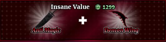 1 Anti Magic + Demon Wing