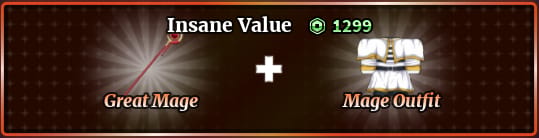 1 Great Mage +Msge Outfit