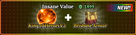 1 King of Heroes V2 + Brisbane Armor