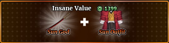 1 Sun God +Sun Outfit