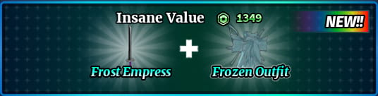 1 Frost Empress +Frozen Outfit