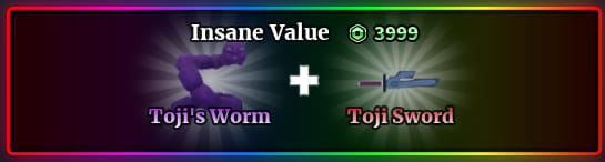 1 Toji's Worm+Toji's Sword