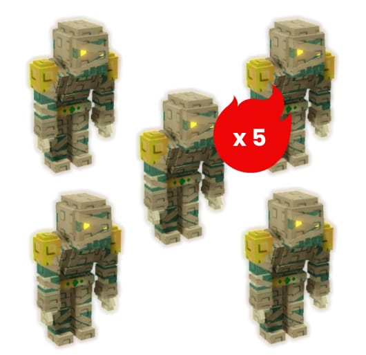 5 items; 5x Mummy Bundle