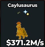 1 item; Caylusaurus 371.2M/s Gold