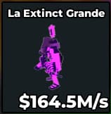 1 item; La Extinct Grande 164.5M/s Galaxy