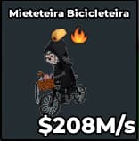1 item; Mieteteira Bicicleteira 208M/s