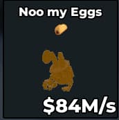 1 item; Noo My Eggs 84M/s Rainbow