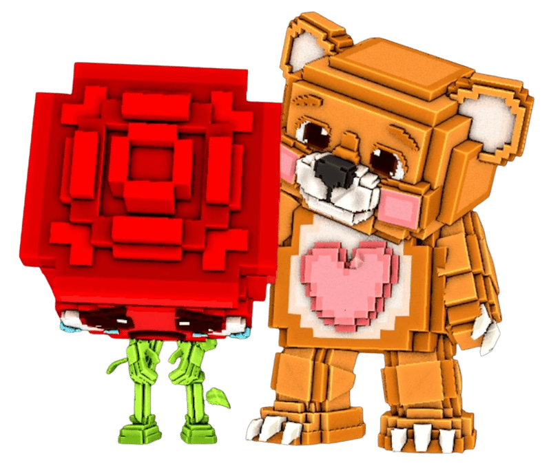1 item; Rosey and Teddy; 495M/S