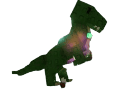 1 item; Rainbow T-Rex