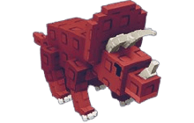 1 item; Triceratops