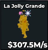 1 item; La Jolly Grande 307.5M/s Gold