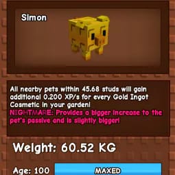 1 item; HUGE TITANIC GOLDEN PIGGY | 60 KG + 100 AGE