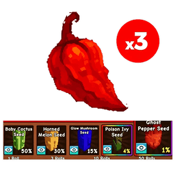 3 items; Ghost Pepper Pack*3